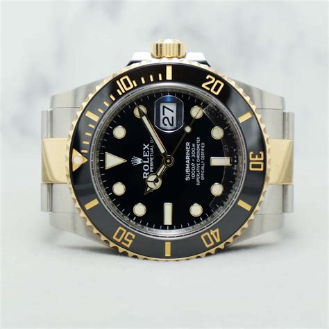 submariner rolex half gold|rolex gold and stainless submariner.